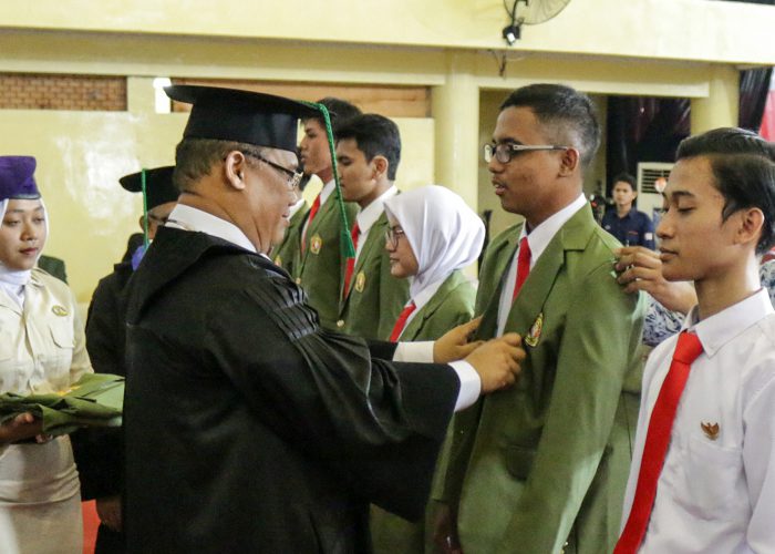 Rektor Kukuhkan 3512 Mahasiswa Baru Tahun Akademik 2019 / 2020 UPN Veteran Jawa Timur