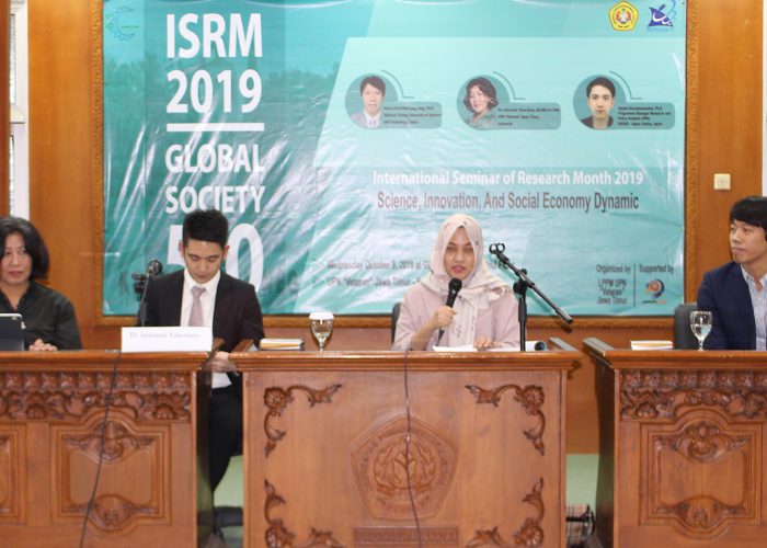 International Seminar Of Research Month 2019 : Pengembangan Penelitian Berfokus Pada Kesejahteraan Manusia