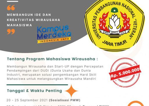 Kompetisi Program Mahasiswa Wirausaha 2021