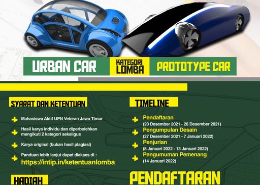 Lomba Rancangan Desain Kontes Mobil Hemat Energi (KMHE) 2021