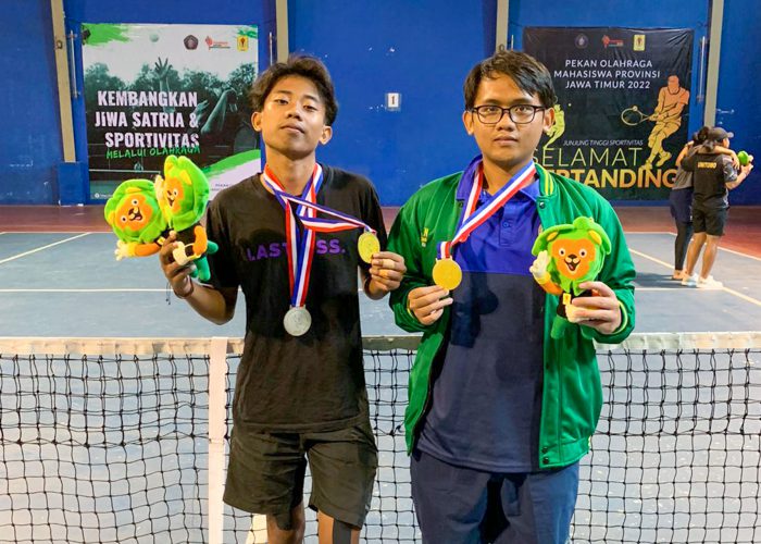 Duo Dropshot Tenis Lapangan, Basket Putri dan Pencak Silat Menambah Pundi Medali untuk UPNVJT di POMPROV Jatim 2022