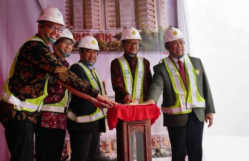 Ground Breaking Pembangunan Kuliah Bersama Twin Tower UPN “Veteran” Jawa Timur
