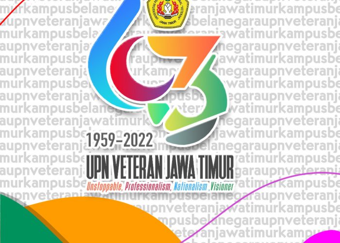Logo Dies Natalis ke-63 UPN “Veteran” Jawa Timur