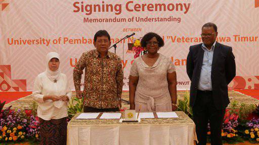 MoU signing ceremony UPN Jatim UNIZULU