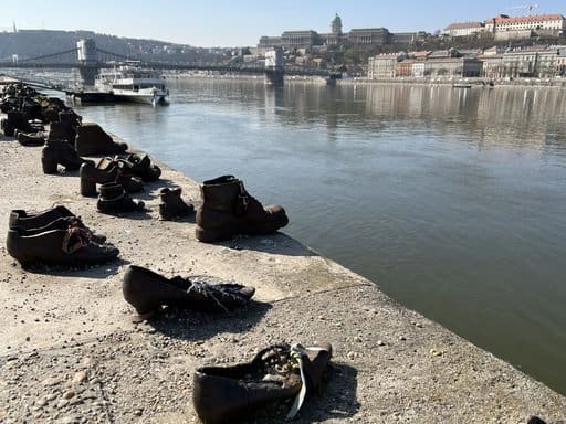 shoes danube river budapest