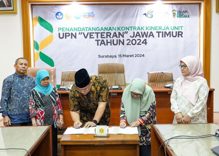 Penandatanganan Kontrak Kinerja Unit Membangun Komitmen Menuju Kinerja Unggul di UPN Veteran Jawa Timur